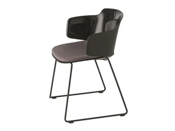 CLASSY 1084N - Sled base polypropylene chair with armrests by Et al. - view 2